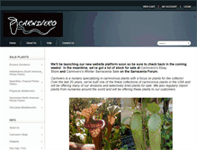 Tablet Screenshot of carnivero.com